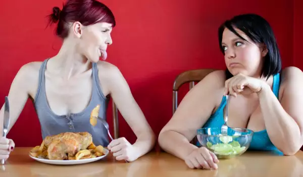 Правилата на хранене за слабите жени