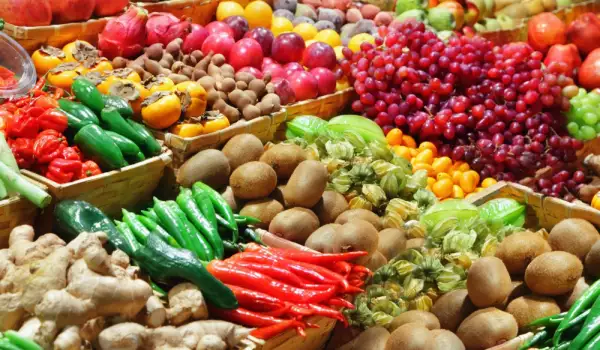 качествени плодове и зеленчуци