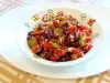 Боб с киноа и зеленчуци