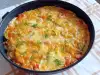 Мусака от тиквички с капия и моцарела