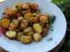 Печени пресни картофи по селски на фурна