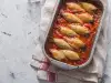 Пълнени калмари с доматен сос на фурна