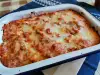 Талиатели с кайма и доматен сос на фурна
