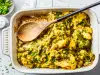Постна зеленчукова запеканка с броколи и карфиол