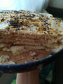 Бисквитена торта с пухкав домашен крем