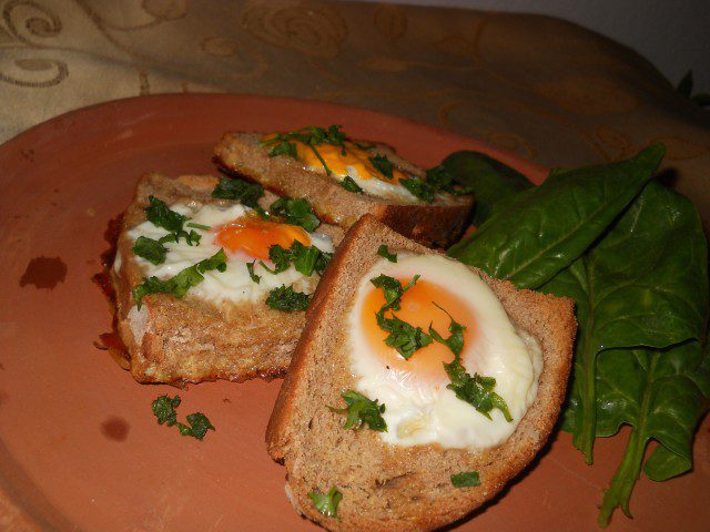 Здравословни печени сандвичи с яйце