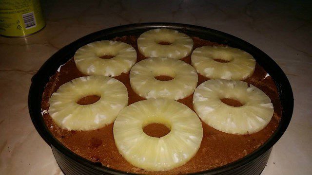Парфе торта с ананас