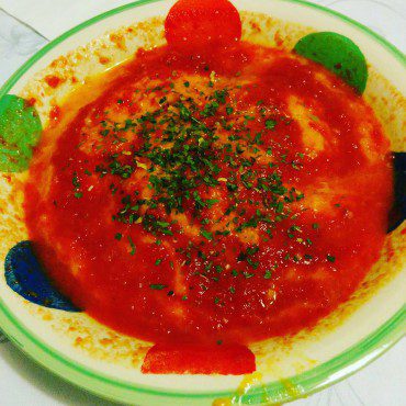 Тиквена кремсупа с домати