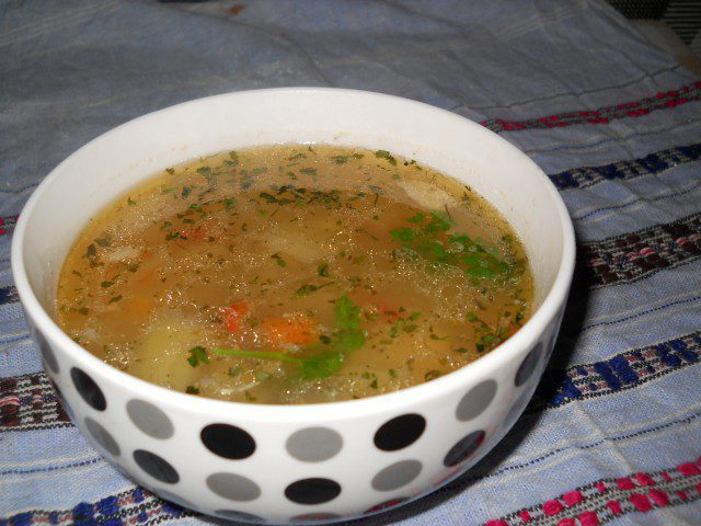 Пилешка супа с патладжан