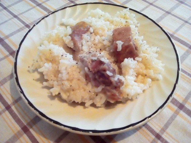 Свинско месо с ориз на фурна