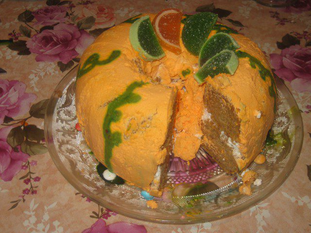 Торта-тиква за Хелоуин