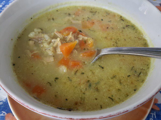 Агнешка супа с къри