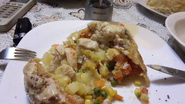 Султан кебап с пилешко и зеленчуци