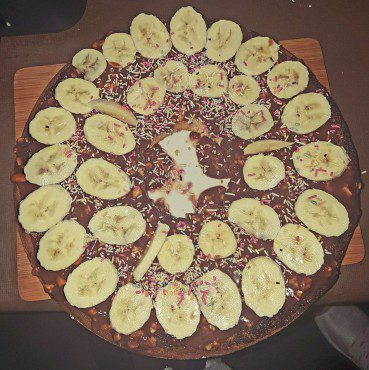 Бананова торта с орехи