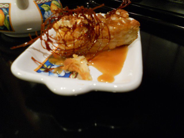 Японска ябълкова торта с топинг от карамел