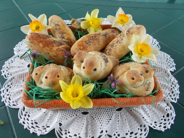 Диетични макови хлебчета с пълнеж