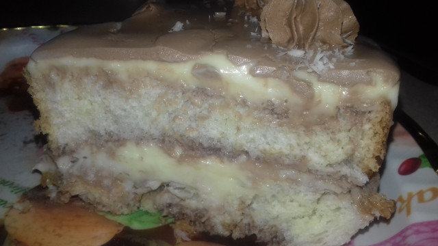 Много вкусна козуначена торта с крем Ванилия