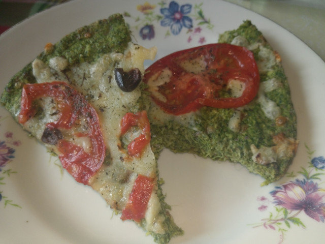 Здравословна спаначена пица Маргарита