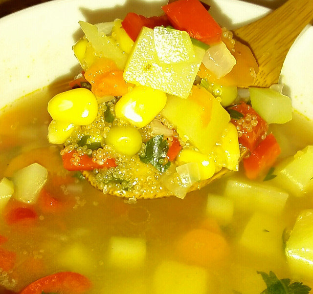 Бистра Зеленчукова Супа с Амарант