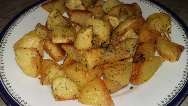 Хрупкави картофи соте