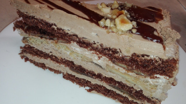 Бърза шоколадова торта Бейлис с готови блатове
