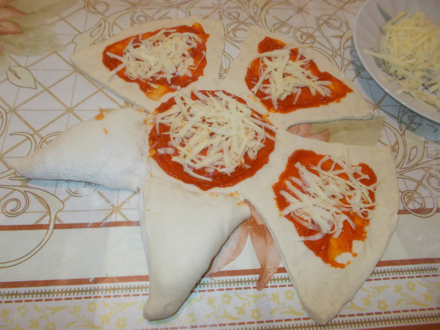 Пица Коледна звезда