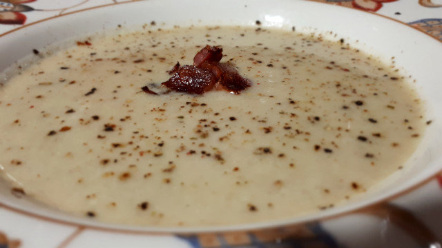 Картофена крем супа с манатарки