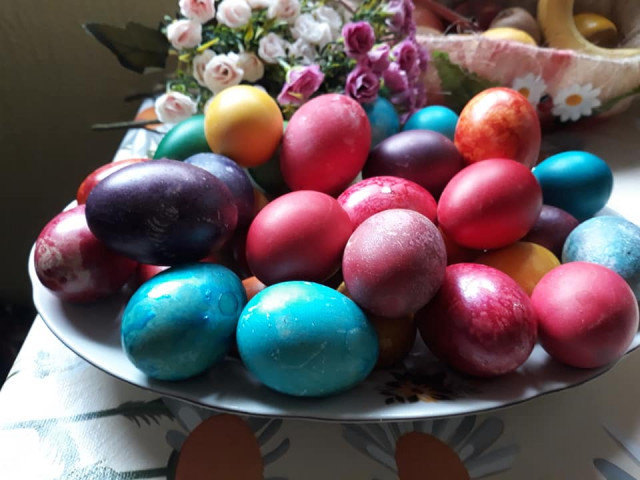Великденски яйца с различни техники