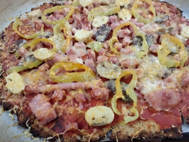 Безглутенова пица с блат от карфиол