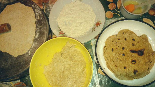 Индийски плосък хляб Роти