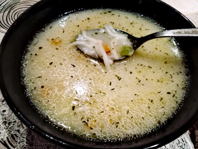 Постна зеленчукова супа с три зеленчука