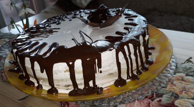 Нежна шоколадова торта с рикота