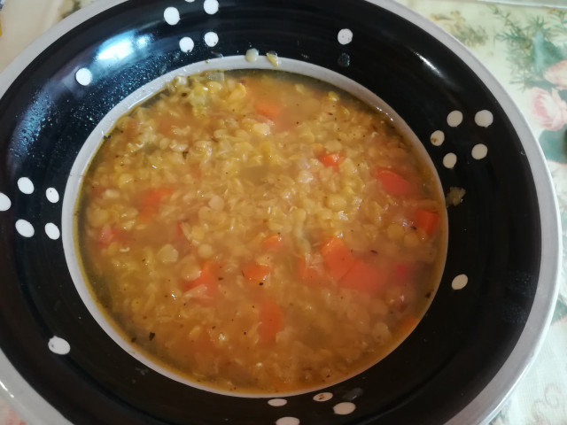Супа от червена леща без запръжка
