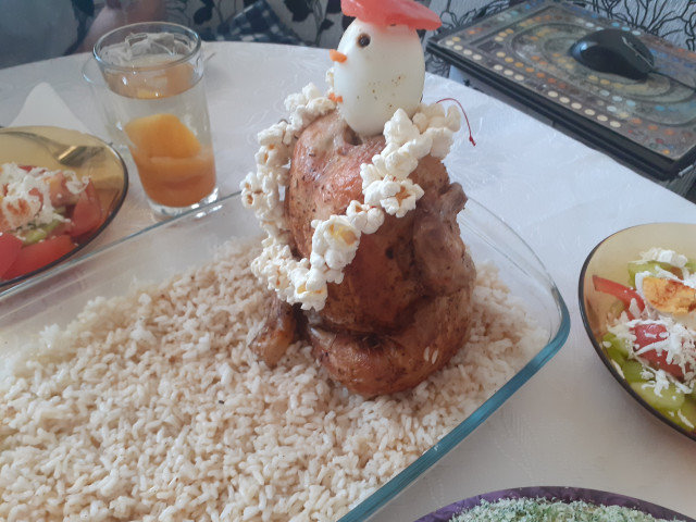 Шопско печено пиле с ориз