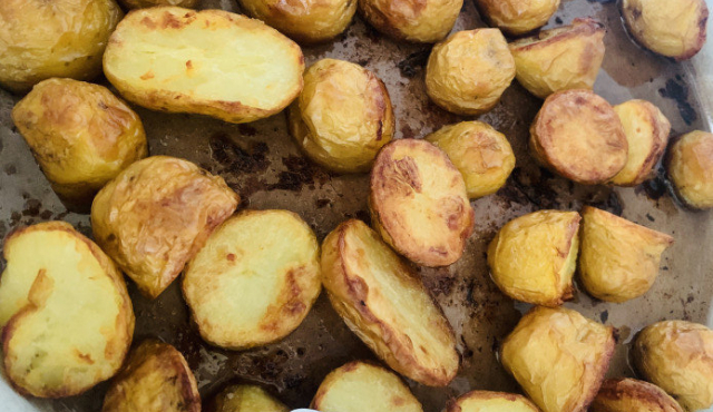 Ароматни хрупкави пресни картофи