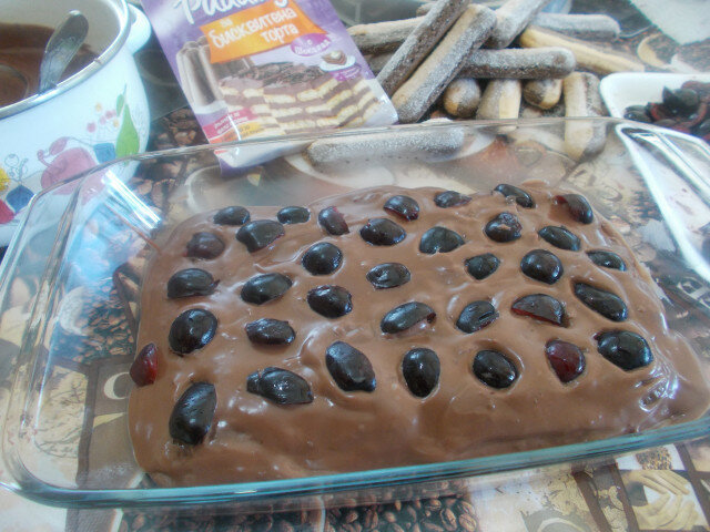 Разкошна бишкотена торта с шоколад
