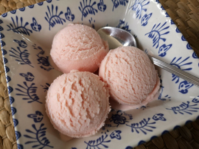 Домашен сладолед от диня
