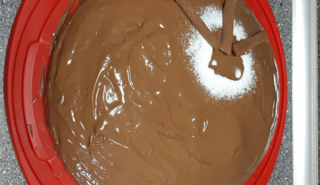 Шоколадов кекс Зебра с глазура