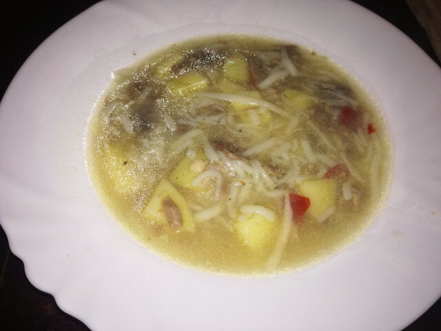 Патешка супа с дреболии