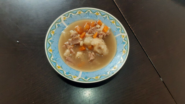 Супа с телешко и карфиол