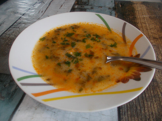 Витаминозна супа с лапад и коприва