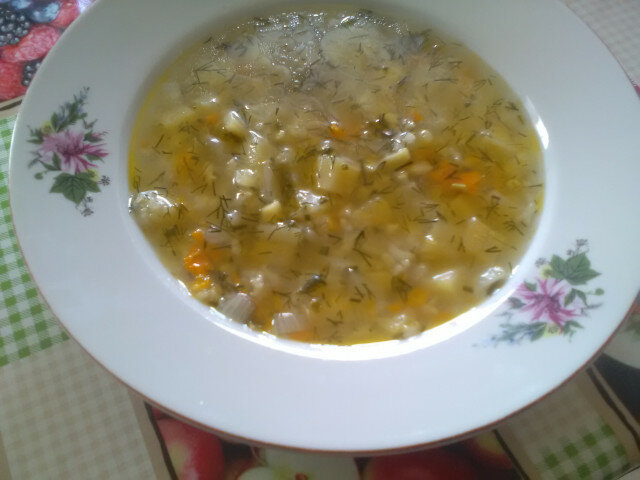 Супа тиквички с ориз