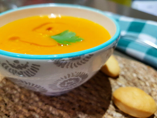 Крем супа от моркови с джинджифил