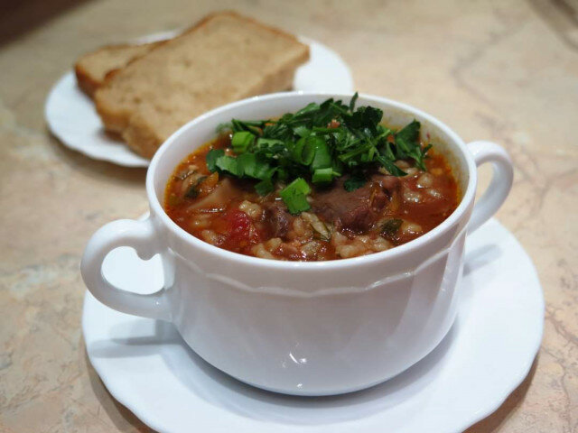 Харчо - Грузинска супа с агнешко и ориз