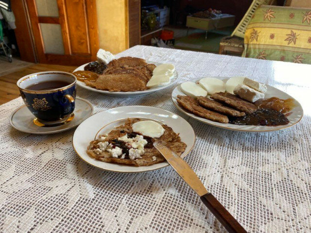 Палачинки с овесени ядки и рожков