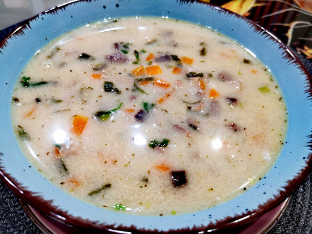 Супа от агнешки дреболии със застройка