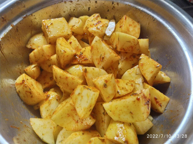 Печени картофи със самардала