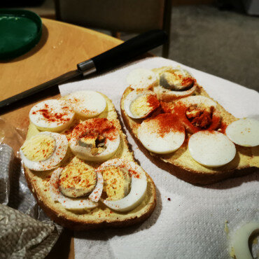 Сандвичи с варени яйца