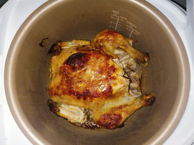 Печено пиле в мултикукър