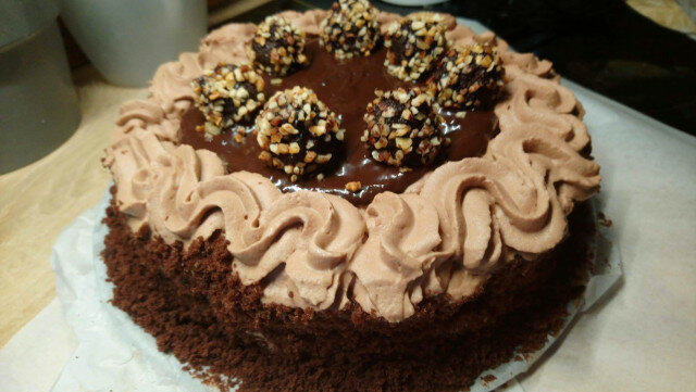 Шоколадова трюфел торта